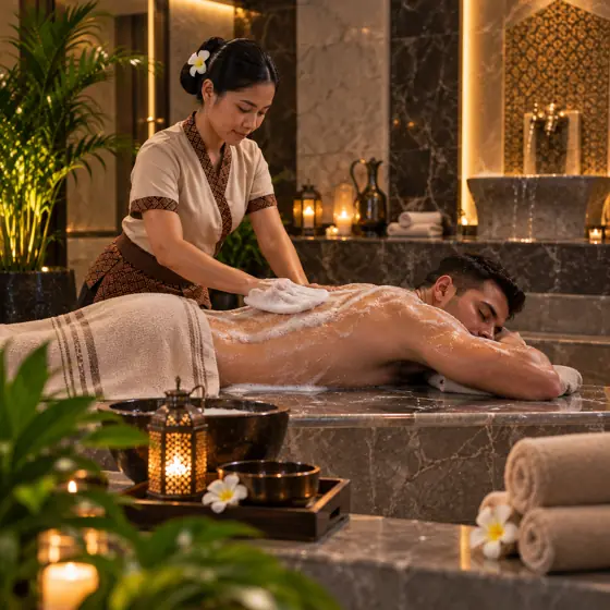 Moroccan Bath at Loulou Asfar Spa in Abu Dhabi