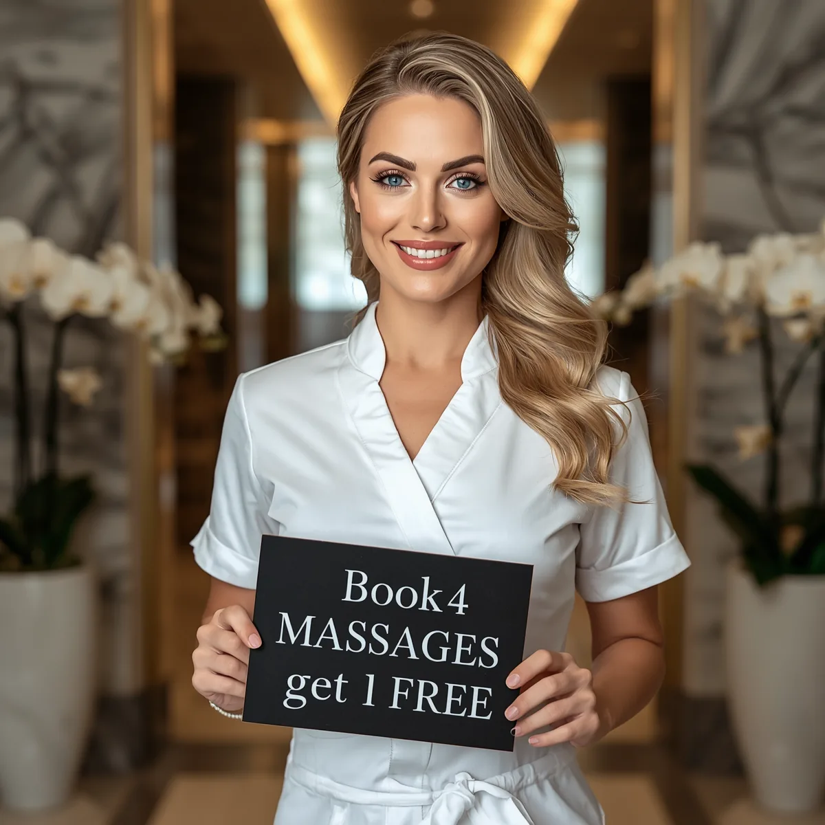 Book 4 massages, get 1 free