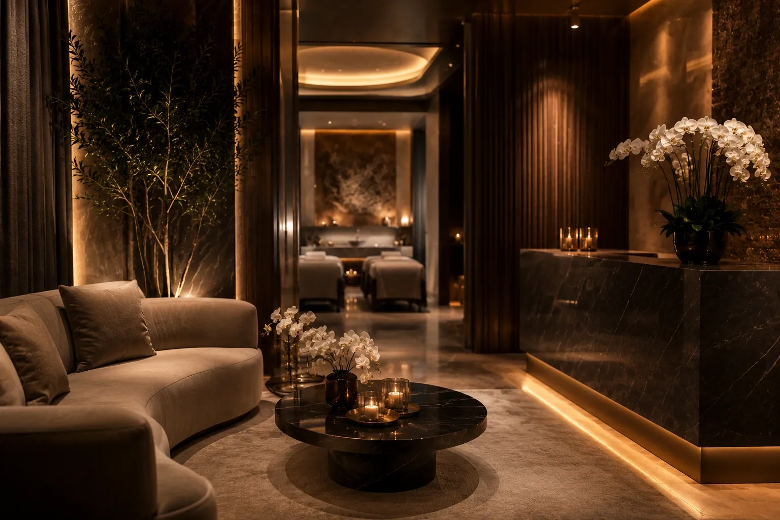 Loulou Asfar Spa Abu Dhabi luxury treatment room