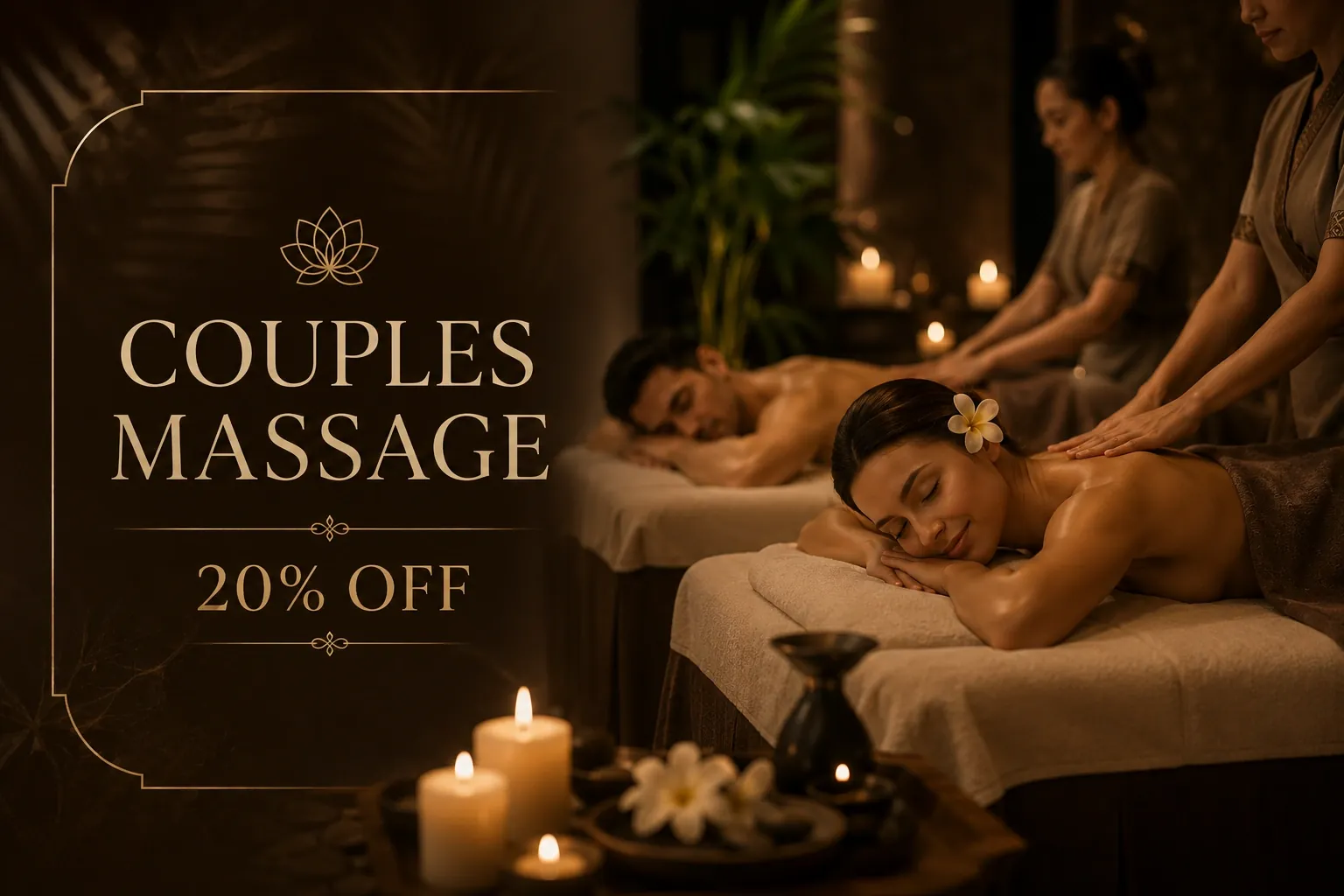 Couples massage offer at Loulou Asfar Spa Abu Dhabi