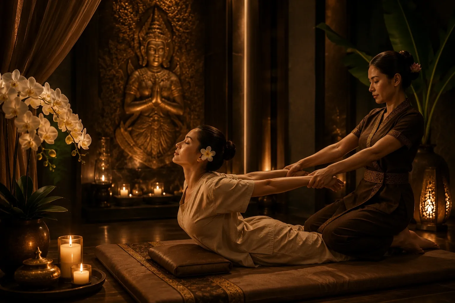 Thai massage in Abu Dhabi at Loulou Asfar Spa